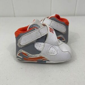 Air Jordan VIII 8 Orange Blaze/Stealth 2007 305362-102 Toddler Soft 1C NO BOX